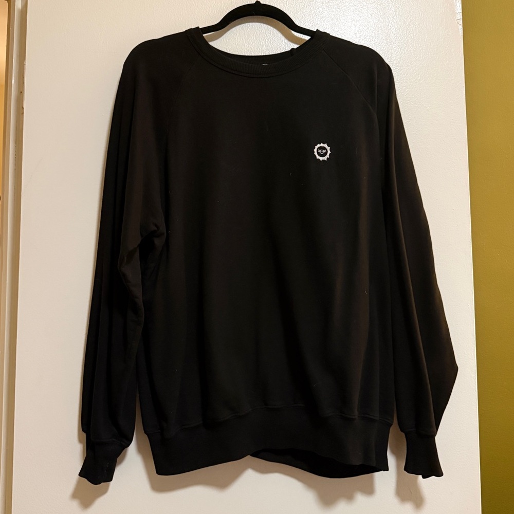 Big Bud Press black sun baby crewneck sweatshirt L